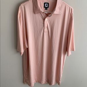 FootJoy Men's Pink Polo Shirt size large